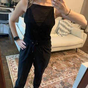 H&M SHEER DETAIL GOING OUT TOP